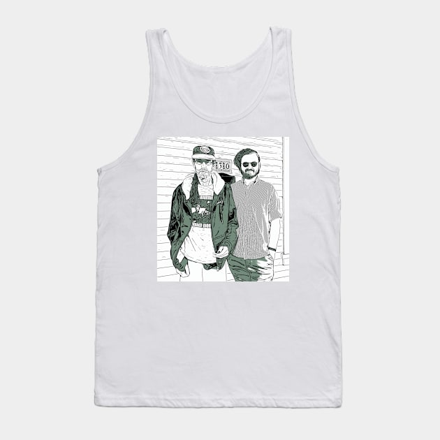 me and Micheal Tank Top by Warped_Space_SciFi